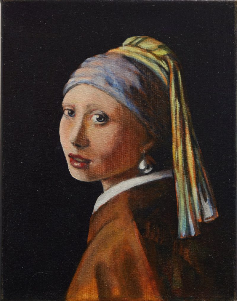 Girl with a Pearl Earring (after Vermeer)