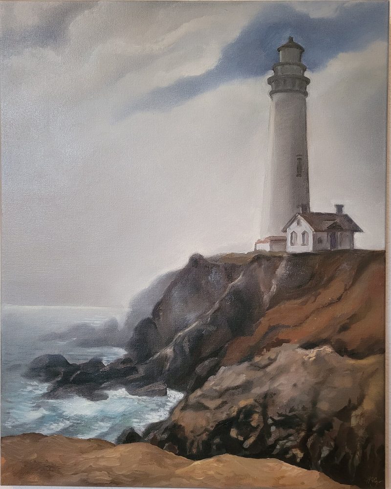 Lighthouse in Fog