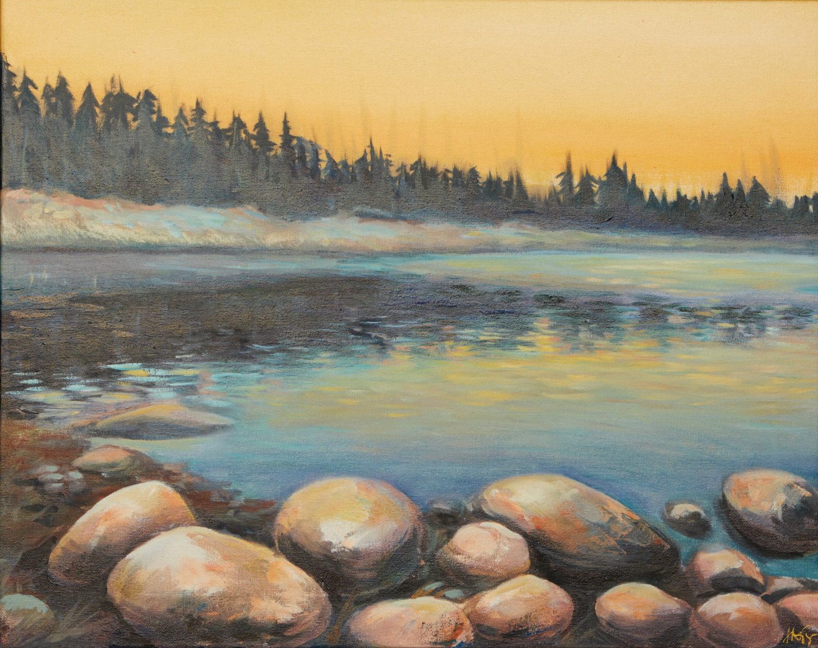 Northern Shore at Dusk